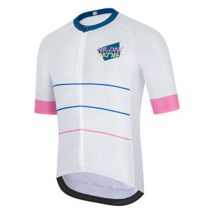 RAUDAX Cycling Jersey Summer Mens Short Sleeve Road Bike Mountain Bike Moisture-Wicking Quick Dry Top Bike Clothing