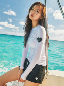 Braeel Womens High Elasticity Black Jellyfish Wetsuit Sunscreen Surfing Suit Diving Suit Nylon Material Separate Design