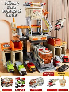 JIHU | Fire Station Rescue Command Toy 3-6 years