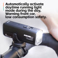 BLACKBIRD L5 Bike HeadLight Fully Intellight Dimming Dual-beads1800lm 5000mAh Battery Type-C Daylight. 