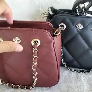 (BISA COD) Tas Selempang Rantai Kombinasi Jinjing Sophie Martin Paris SAS Ekskusif Katalog Terbaru 2025 Promo Kekinian Jelita Black dan Jenara Maroon Premium Luxury Shoulder Bag SIstersel