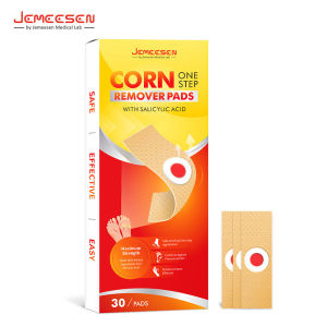 Dr.Jemeesen Corn Remover Pads for Feet Toes: 30 Pack Salicylic Acid Extra Strength Treatment - Fast Effective Medicated Bandages