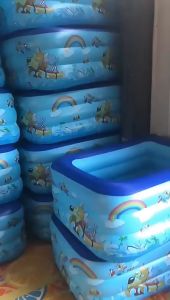 5 Sizes Inflatable Swimming Pool Extra Large Rectangle Kids Pool Baby / Family Indoor Outdoor Kolam Renang Kolam Mandi Kanak-Kanak Murah Play Bola Bayi