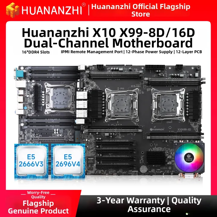 HUANANZHI | Server Dual CPU Motherboard D4 Memory Support