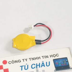 Pin Cmos 2032 CR2032 - 3V / Pin 2 dây đầu cắm 2 lổ (Dài x Rộng): 4.5mm X 4.0mm