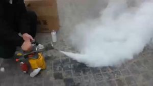 Mini Petrol Fogger Disinfection Thermal Fogging Machine portable mosquito Spray Fumigation Machine 2L Fogger Thermal Mosquito Spray Fogging Machine Fog Sprayer Mist Cold Spraying