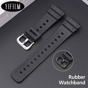 For DW5600 DW6900 DW9052 GA110 Classic Silicone Belt Bracelet Watchband Pure Color Waterproof Anti-Scratch Watch Strap