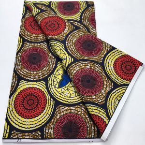 African Wax Fabric Prints Design Nigeria Ankara Wax Fabric Tissu Block Batik Dutch For Women Dresses Cloth Sewing Materials