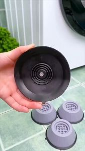 (1pcs) Multipurpose Washing Machine Feet Pads Anti Slip Heavy Duty Anti Vibration Shockproof Stackable Universal Stand