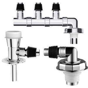 Bathroom Fast Drainage Stainless Steel Non Slip Square For Washing Machine With Pipe Connector Odor Prevention Double Layer Durable Kitchen Home Easy Clean Floor Drain Cover