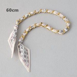 Fashionable Silk Scarf Chain Spring Summer Handbag Underarm Bag Strap Mobile Phone Chain Versatile Accessory for Men And Women
