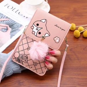 JIFANPAUL | Touch Screen Vertical Soft Leather Crossbody Bag Waterproof