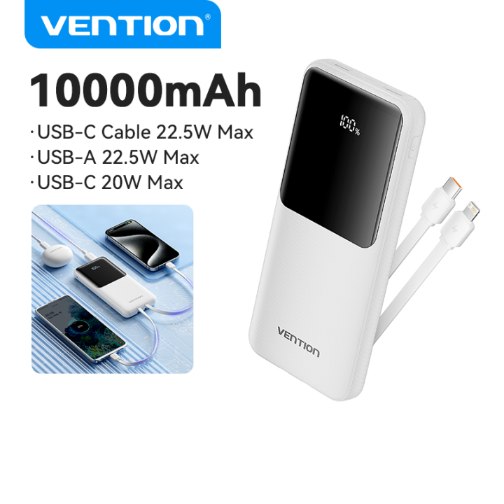 Vention Mah Power Bank Pd W Fast Charge Original Mobile Mah Phone Powerbank Built