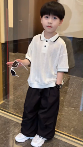 Terno for Kids Boy Classic Polo and Trousers Outfit 1-5yrs old C41