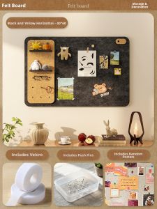 AOMADUN | Felt Cork Board Wall Decoration Storage Display Self-Adhesive Mounting