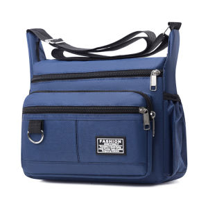 JIFANPAUL | Trendy Large Capacity Mens Sling Crossbody Bag Lightweight PU Material Anti Theft Design for Urban Commuting