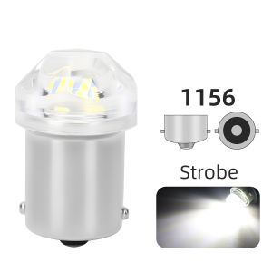KEVANLY | 2Pcs 1156 BA15S 1157 BAY15D LED Bulbs 9SMD Super Bright 6000K White DRL Car Backup Reverse Light Signal Lamp Strobe Light