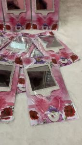 Souvenir Pernikahan Cermin Kotak & Alas Shabby 50 Pcs