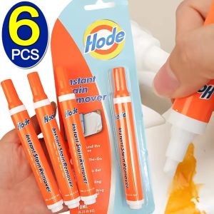 6Pcs Fast Stain Removal No Wash Stain Remover Pen Clothes Coffee Oil Spot Cleaner Instant for Travel Outdoor Emergency Removal Pen