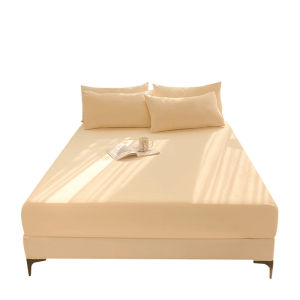 Non-Cotton Full Enclosure Bedding Protector Single Piece Mattress Cover Durable Skin-Friendly Polyester Bed Canopy for Universal Use