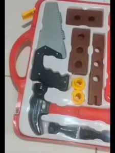 Mainan Perkakas Pertukangan Bangunan Rumah Arsitek Cilik KGP 665 | Mainan Kreatifitas Anak Membantu Mempercepat Motorik Anak | Mainan Perkakas Tool Box Set Lebih Lengkap Versi Koper Yang Lucu| Mainan Anak Murah Dan Terbaru