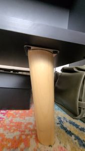 8 ซม. 10 ซม ขาเฟอร์นิเจอร์ ไม้ยางพารา เอียงก็สวยกว่า โซฟา ขาไม้ยางพาราเอนกประสงค์ทรงกรวย หนึ่งชุดต่อแพ็ครวมอูปกรณ์เสริม ของ คุณ