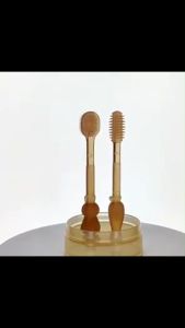 3 in 1 Baby Oral Care Set Soft Silicone Toothbrush Tongue Cleaner No BPA
