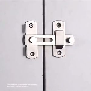 Grendel Pintu Geser Slot Pintu Hitam Satin Gerendel Dorong Geser Tarik Kunci Pengait