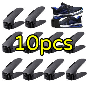 5Pcs Foldable Plastic Shoe Rack Set Sturdy and Space-Saving Ideal for Entryways Closets and Dorm Rooms