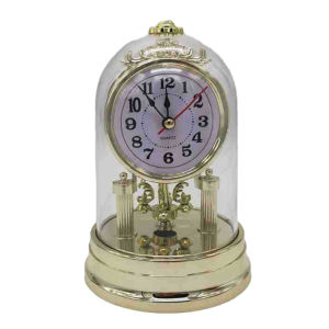 Vintage Clock European Style Antique Clock Retro Style Table Clock with Pendulum and Chime Antique Vintage Design