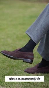 Hộp 5 đôi vớ đi giày công sở Mr.Socks dài gần gối chất liệu cotton mềm mịn hút ẩm thoáng khí khử mùi - HOT-1804-CB5