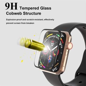 Apple watch tempered glass film screen protective film is applicable to Iwatch series se/8/7/6/5/4/3/2/1