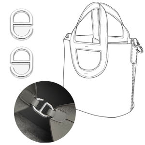 Lock Buckles for H-in The Loop18 23 Bag Metal Replacement Buckles Repair Hardware Replacement Bag Accessories