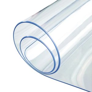 Khăn Trải Bàn PVC Chống Thấm Nước Trong Suốt Kiểu Hiện Đại Chống Dầu Mỡ Dùng Cho Bàn Ăn Nhà Ở Ngoài Trời Tiệc Tùng Hình Chữ Nhật