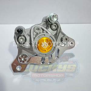 Kaliper 2 Piston Koin + Breket Belakang Pcx 150 Lokal Pcx 160 Lokal