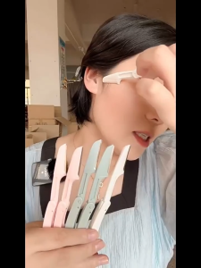 MOKARUYIN ชุดมีดโกนคิ้วที่มีความแม่นยำขนาดเล็กเพื่อการดูแลและดูแลความงามที่สมบูรณ์แบบ