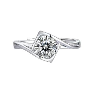 DMY Jewelry Subasta Gold Pwanable Rings Aesthetic Moissanite Ring Real Stering Silver 925 Engagement Ring For Women 18k Pawnable White Gold Wedding Ring Pawnable 18k Moissanite Ring 18k Gold Wedding Ring 18k Pure Gold Pawnable Proposal Ring With Box