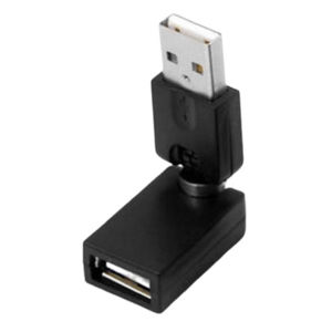 Flexible Swivel-Twist Angle 360 Degree Rotating USB 2.0 Adapter Converter