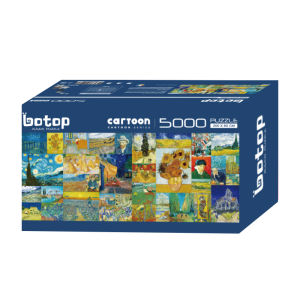 Botop Puzzle Adult Van Gogh Collection 5000 Pieces Toy Art Decorative Painting Import Blue Card Genuine Goods