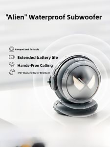 3life | Mini Bluetooth Speaker 2024 New Model Astronaut Bass Cannon Atmosphere Light Birthday Gift Small Sound Box HiFi Speaker