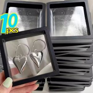 10Pcs 3D Floating Frame Jewelry Storage Box for Bracelets Necklace Earring Transparent Jewelry Display Frame Holder Box Case