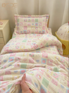 Kiss Dear | Pure Cotton Double Layer Bed Set