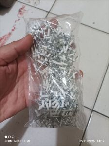 Paku rivet isi 250pcs Grade Terbaik berkualitas tahan karatkuat dan presisi
