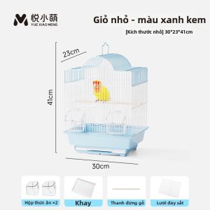 YUEXIAOMENG | Lồng Chim Vẹt Đầy Đủ Villa Lớn