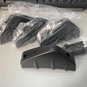 4pcs Winglet Belakang Mobil Car Carbon Fiber Patter Modified Berbagai Jenis Mobil Pelindung Bumper Belakang Mobil