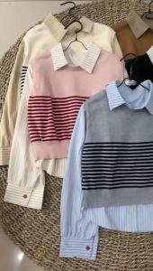 KEMEJA KATUN ROMPI PITA IMPORT BOS