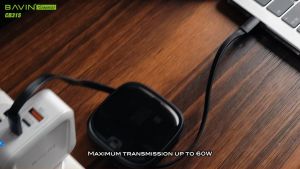 BAVIN CB315 6 in 1 60W PD Fast Charging Multi-Functional Cable Box And Data Transmission Suitable For Android & iPhone