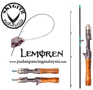 SKYGITZ MALAYSIA FT LEMOREN V2 SOLID TIP UL ULTRA LIGHT SPINNING CASTING ROD