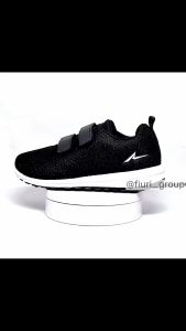 FIURI - Ando - BSC 51 VELCRO 29-38 HITAM PUTIH - Sepatu Kets Wanita-Sepatu Sneakers Wanita-Sepatu Olahraga Sport Wanita-Sepatu Casual-Sepatu Jogging Lari Fitness Gym Senam Wanita-Sepatu Anak Perempuan Cewek-Sepatu Sekolah Bertali SD SMP SMA