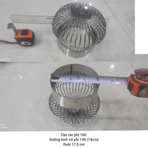 Cầu Chắn Rác Sân Thượng Sài Gòn Cao Cấp Inox Dày D60 D76 D90 D110D125- D140 D160